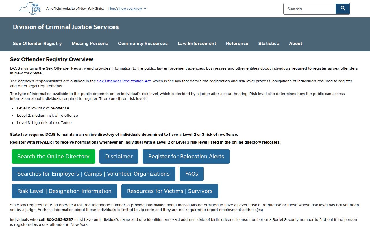 Genesee County sex offender registry overview and profile guidance